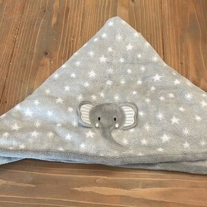 Grey Elephant Baby Blanket